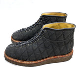 (OTHER) MIHARA YASUHIRO DIAMOND PATTERN QUILTED PLATFORM LACE UP BOOTS