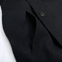 (DESIGNERS) 1990'S MADE IN ITALY GRIFFIN WOOL COAT