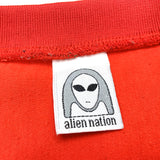 (VINTAGE) 1990'S～ MADE IN KOREA ALIEN NATION MESH PANELED SWEAT SHIRT