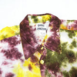 (VINTAGE) 1990'S～ MADE IN QATAR SHIRT JUNCTION TIE DYED RAYON SHORT SLEEVE SHIRT