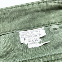 (VINTAGE) 1968 US ARMY COTTON BAKER PANTS