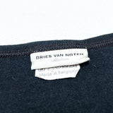 (DESIGNERS) MADE IN BELGIUM DRIES VAN NOTEN V NECK PLAIN T-SHIRT