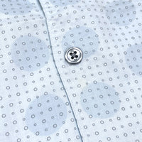 (DESIGNERS) 2000'S～ PAUL SMITH SMALL POLKA DOT X LARGE POLKA DOT PATTERN TOTAL PATTERN LOOP COLLAR SHORT SLEEVE SHIRT