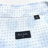 (DESIGNERS) 2000'S～ PAUL SMITH SMALL POLKA DOT X LARGE POLKA DOT PATTERN TOTAL PATTERN LOOP COLLAR SHORT SLEEVE SHIRT
