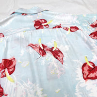 (VINTAGE) 1960'S～ ROYAL HAWAIIAN HIBISCUS PATTERN RAYON HAWAIIAN SHIRT AS IS