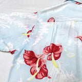 (VINTAGE) 1960'S～ ROYAL HAWAIIAN HIBISCUS PATTERN RAYON HAWAIIAN SHIRT AS IS