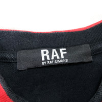 (DESIGNERS) 2000'S MADE IN TURKEY RAF by RAF SIMONS LOGO EMBROIDERED POLO SHIRT