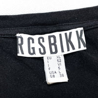 (DESIGNERS) 1990'S DIRK BIKKEMBERGS FRONT PANELED T-SHIRT