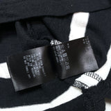 (designers) 2019 MADE IN JAPAN UNDER COVER SLEEVE STRIPE PANELED DESIGN DOUBLE SIDED PRINT SHIRT WITH ELBOW PATCH