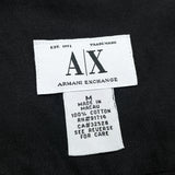 (designers) ARMANI EXCHANGE COLLAR VELOUR PANELED DESIGN SHIRT