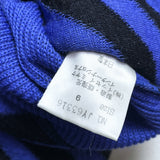 (designers) 1980'S～ MADE IN JAPAN ISSEY MIYAKE STRIPED PATTERN BALLOON SLEEVE STYLE BIG CARDIGAN