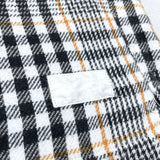 (DESIGNERS) 2000'S～ MORE ABOUT LESS PLAID PATTERN LOOP COLLAR SHORT SLEEVE BOX HEAVY FLANNEL SHIRT
