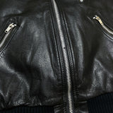 (vintage) 1980'S～ GERMAN ARMY PILOT LEATHER FLIGHT JACKET