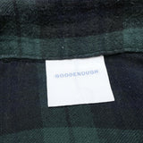 (DESIGNERS) 2000'S～ GOOD ENOUGH PLAID PATTERN LOOP COLLAR SHORT SLEEVE BOX SHIRT