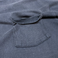 (T-SHIRT) 1980'S～ MADE IN USA HANES BEEFY HARD FADED T-SHIRT WITH POCKET