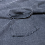 (T-SHIRT) 1980'S～ MADE IN USA HANES BEEFY HARD FADED T-SHIRT WITH POCKET