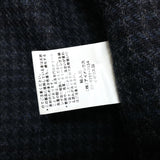 (designers) NEW MADE IN ENGLAND INVERTERE HOUNDSTOOTH PATTERN WOOL CPO SHIRT