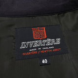 (designers) NEW MADE IN ENGLAND INVERTERE HOUNDSTOOTH PATTERN WOOL CPO SHIRT