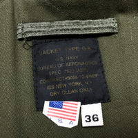 (VINTAGE) 1990'S MADE IN USA SPIEWAK TYPE G-8 TITAN CLOTH WEP FLIGHT JACKET
