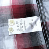 (vintage) 2000'S～ WRANGLER SHADOW PLAID COTTON LOOP COLLAR BOX SHIRT