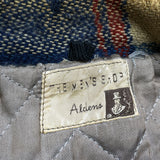 (VINTAGE) 1950'S Aldens PALID PATTERN DOUBLE BREASTED WOOL COAT