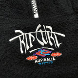 (vintage) 1990'S～ RIP CURL NYLON PANELED HALF ZIP PULLOVER FLEECE JACKET