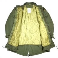 (VINTAGE) 1984 US ARMY M-65 FISHTAIL PARKA FULL SET WITH PATCH