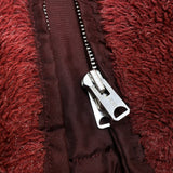 (vintage) 1960'S～ UNKNOWN ACRYLIC BOA X NYLON REVERSIBLE ZIP UP HOODIE AS IS
