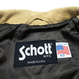 (vintage) 1990'S～ MADE IN USA Schott 398 SUEDE WESTERN JACKET