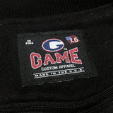 (vintage) 2000'S～ MADE IN USA GAME SLEEVE LEATHER PLAIN VARSITY JACKET