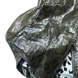 (designers) 2000'S～ EVEX by KRIZIA LEOPARD PATTERN SEE THROUGH TRENCH COAT