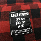 (designers) 2009 HYSTERIC GLAMOUR X KURT COBAIN ALL OVER SMILE EMBROIDERED DESIGN CORDUROY DOWN JACKET