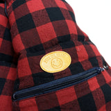 (designers) 2009 HYSTERIC GLAMOUR X KURT COBAIN ALL OVER SMILE EMBROIDERED DESIGN CORDUROY DOWN JACKET