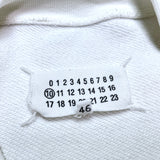(designers) 2020 MADE IN ITALY MAISON MARGIELA 10 CALENDAR LOGO EMBROIDERED DESIGN DOCKING SWEAT SHIRT