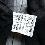 (designers) MADE IN JAPAN SASSAFRAS SHADOW PLAID BIG POCKET DESIGN SHIRT WITH GUSSET