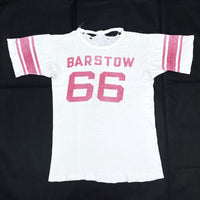 (BORO) 1960'S CHAMPION RUNNING MAN TAG 66 WATER PRINT FOOTBALL T-SHIRT