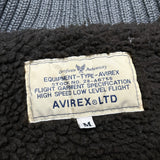 (vintage) 1990'S～ AVIREX BELTED DESIGN LINED BOA MILITARY JACKET