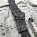 (vintage) 1990'S～ AVIREX BELTED DESIGN LINED BOA MILITARY JACKET