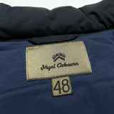 (designers) 2000'S～ NIGEL CABOURN US NAVY TYPE HOOKED DESIGN DOWN VEST WITH HOOD