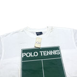 (t-shirt) DEAD STOCK NEW 1990'S～ MADE IN USA POLO RALPH LAUREN POLO TENNIS SP-93 PRINT T-SHIRT