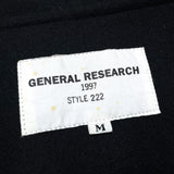 (designers) 1997 GENERAL RESEARCH STRIPED WOOL MOTORCYCLE JACKET