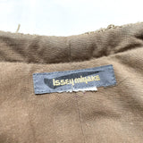 (designers) 1980'S～ ISSEY MIYAKE BRUSH TAG ZIP DEFORMED DESIGN LONG COAT