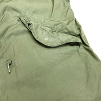 (VINTAGE) 1970 US ARMY M-65 ALMINUM ZIP FISHTAIL PARKA WITH LINER