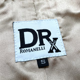 (designers) MADE IN USA DR.ROMANELLI REMAKE CAMOUFLAGE PATTERN QUILTED JACKET WITH CHAIN STITCH