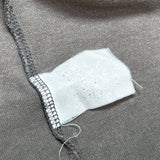 (designers) 2002 GOOD ENOUGH LAYERED STYLE LONG SLEEVE T-SHIRT WITH LOGO PRINT