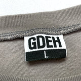 (designers) 2002 GOOD ENOUGH LAYERED STYLE LONG SLEEVE T-SHIRT WITH LOGO PRINT