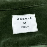 (designers) 1990'S～ MADE IN JAPAN dezert from COMME des GARCONS VELOUR ZIP UP BOX SHIRT