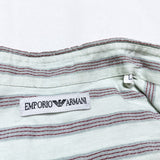 (DESIGNERS) 1990'S～ MADE IN JAPAN EMPORIO ARMANI STRIPED PATTERN SHIRT AS IS