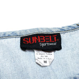 (vintage) 1980'S～ MADE IN USA SUNBELT Sportswear DENIM LONG SLEEVE SHIRT