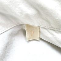 (DESIGNERS) MADE IN JAPAN COMOLI 'BETASYAN' OPEN COLLAR SHORT SLEEVE BOX SHIRT